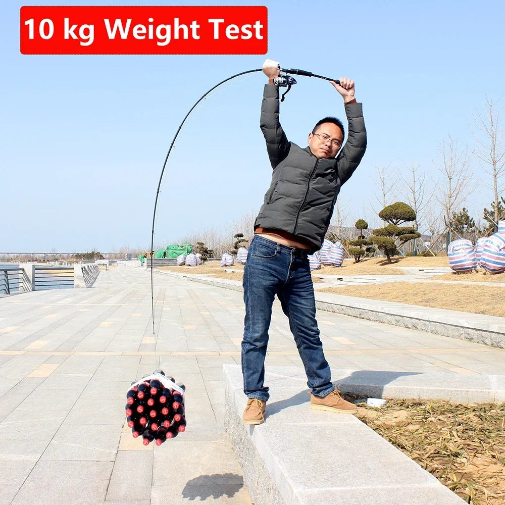 Carbon Fishing Rod with Two Tips — 2.7 or 3 m