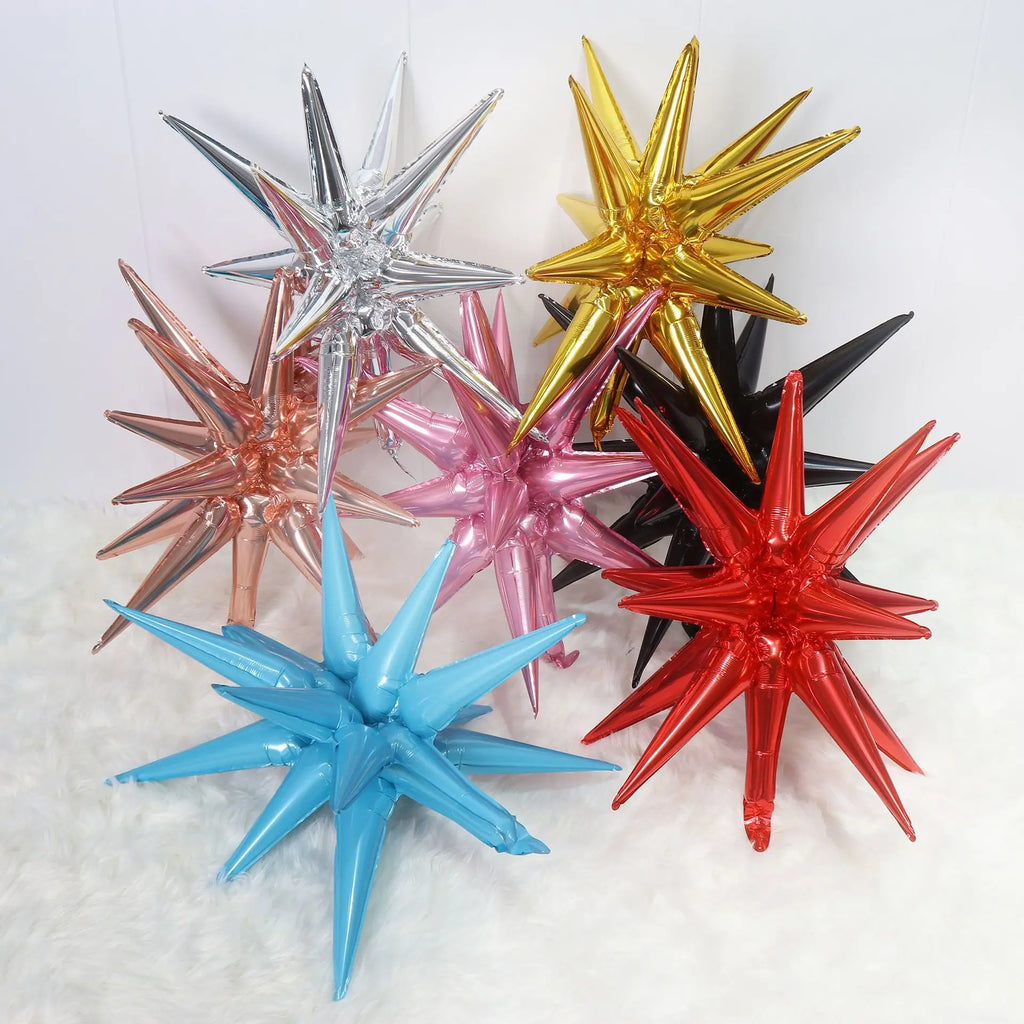 Starburst Foil Balloons, Size & Pack Options