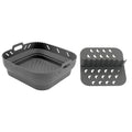 Square Silicone Air Fryer Liner with Divider