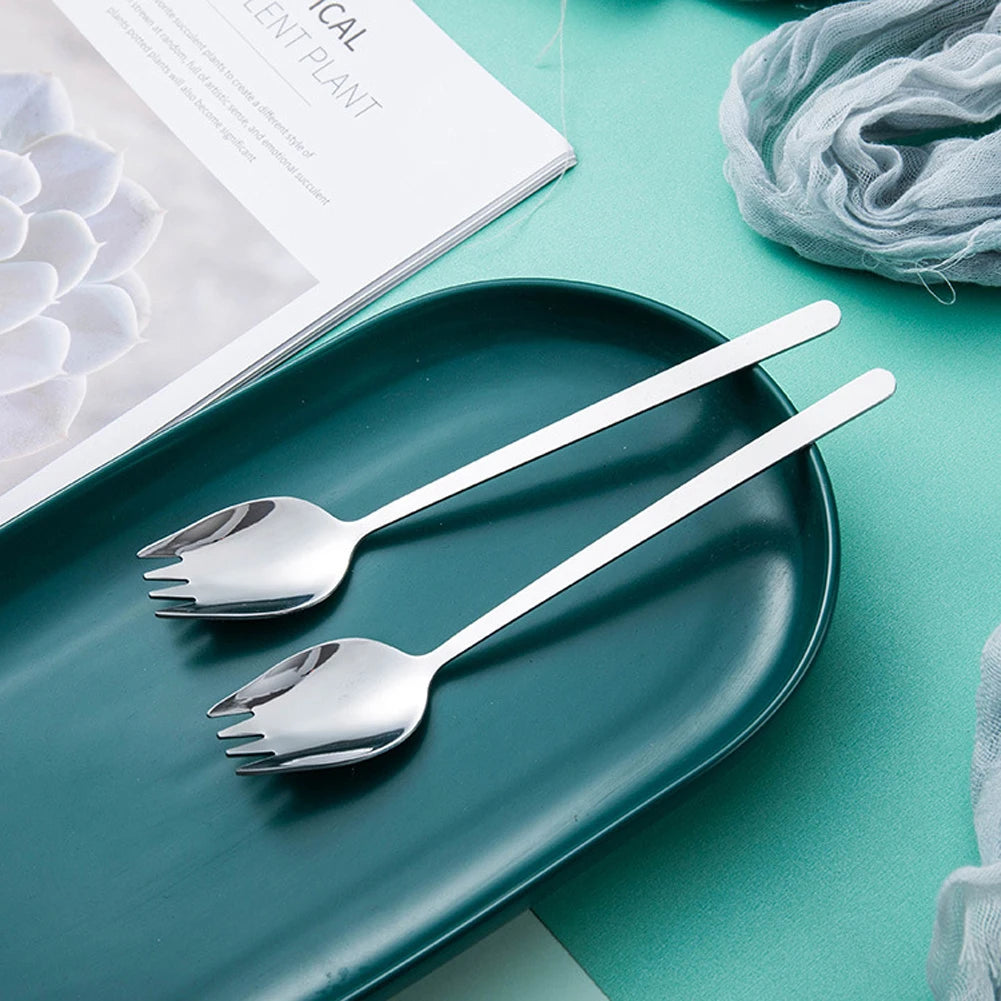 Stainless Steel Sporks — 5 Pieces