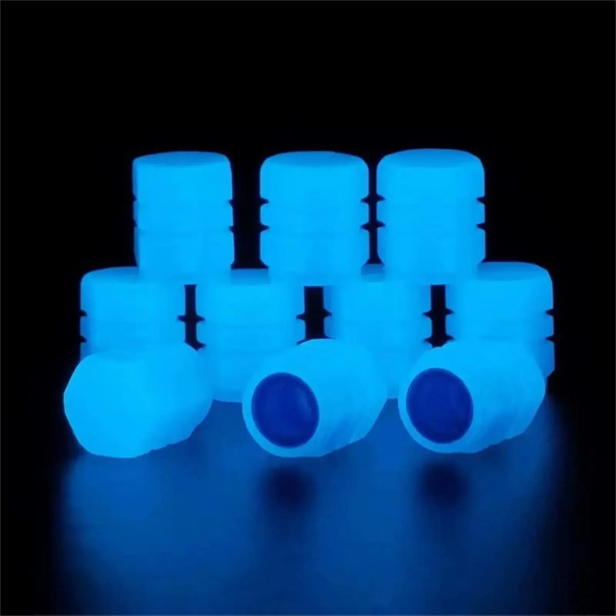 Luminous ABS Tire Valve Caps – Set of 4