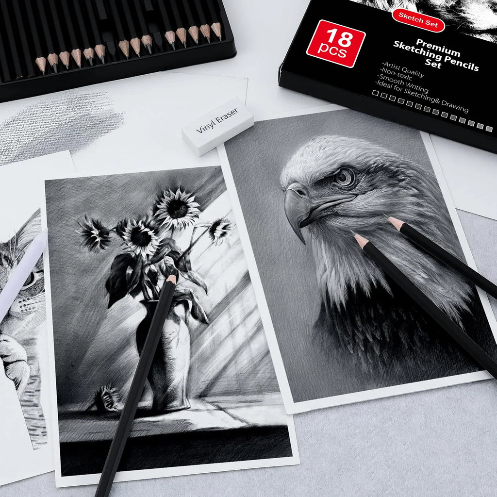 Drawing and Sketching Art Set – 14 to 58 Pieces