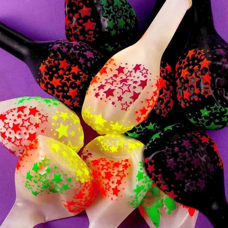 12-Inch Fluorescent Dot Latex Party Balloons