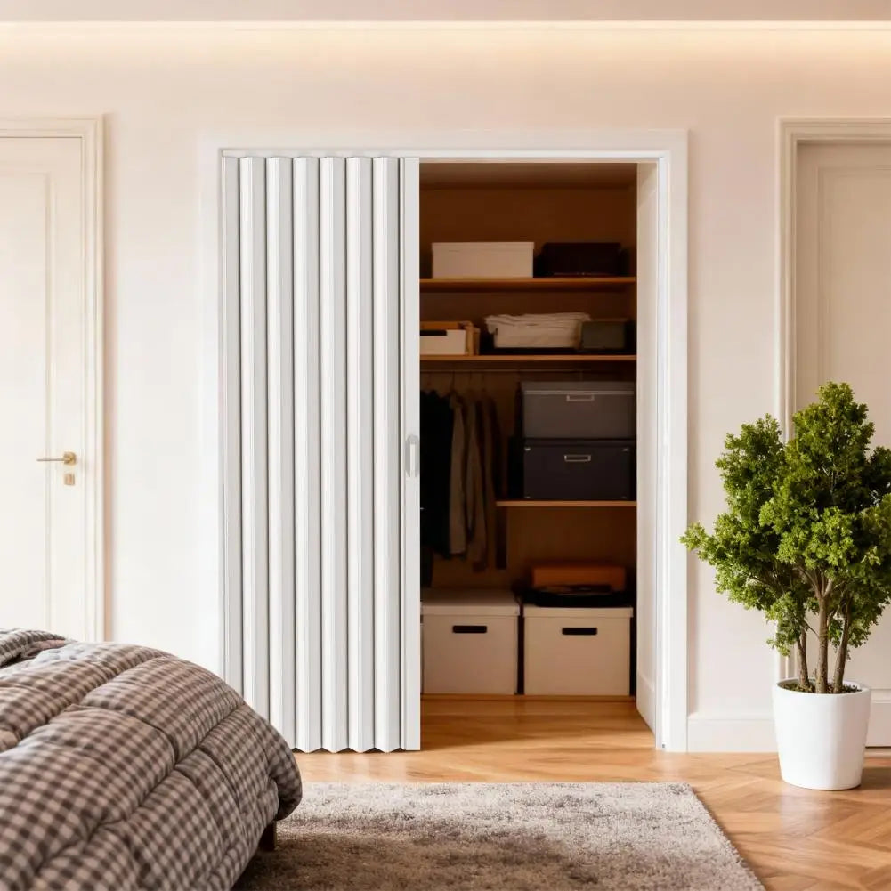 PVC Accordion Folding Interior Door with Hardware