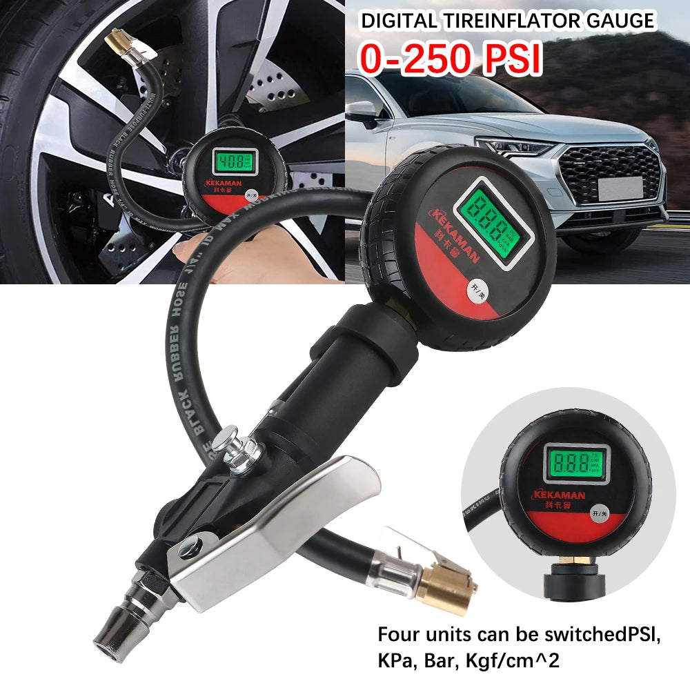 LEEPEE Digital Tire Inflator & Pressure Gauge