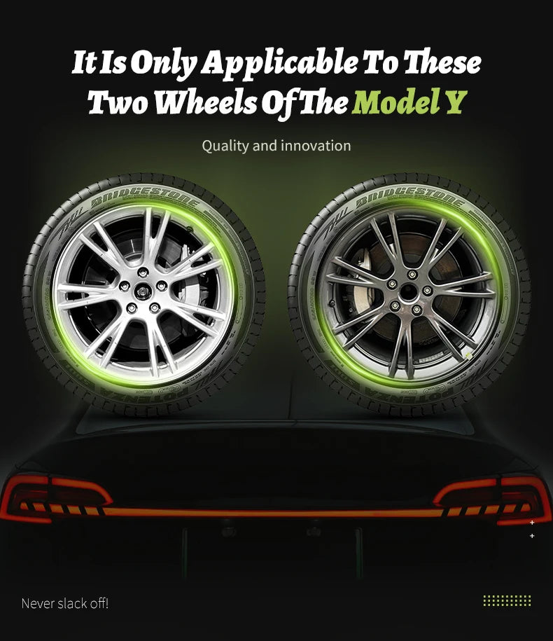 MOTENIO 19-Inch Wheel Covers for Model Y – Set of 4