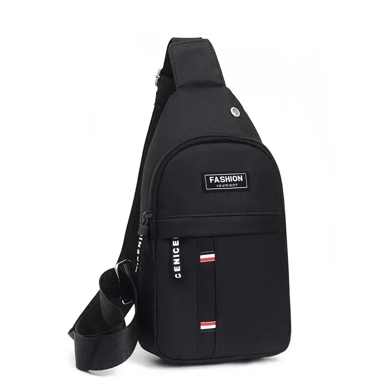 Men’s Nylon Waist Bag with Adjustable Strap