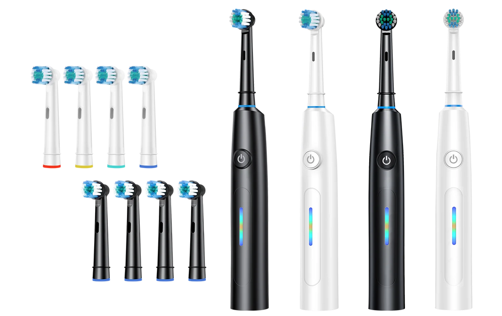 AFDEAL USB-C Rechargeable Electric Toothbrush – 4 Heads