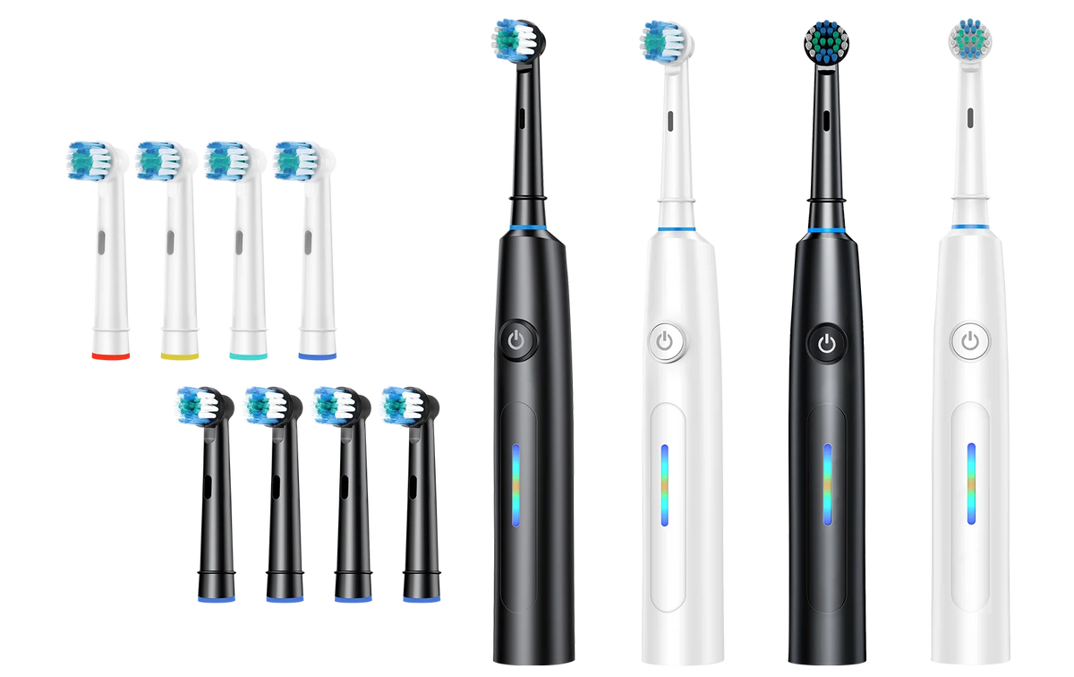 AFDEAL USB-C Rechargeable Electric Toothbrush – 4 Heads