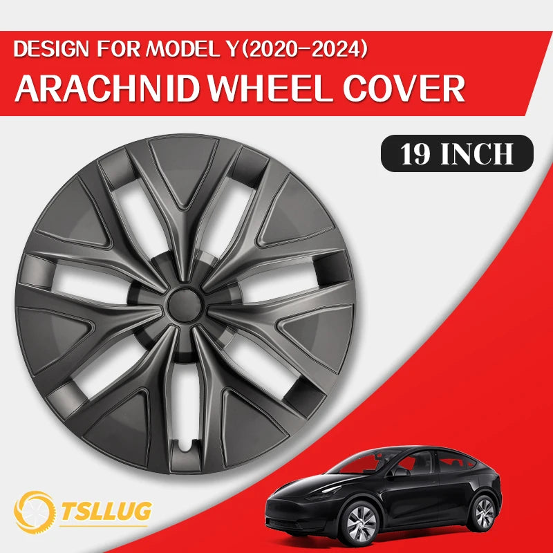 TSLLUG 19-Inch Wheel Covers for Tesla Model Y – Set of 4