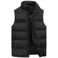 Men's Cotton-Lined Zip-Up Sleeveless Vest