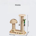 Interactive Cat Scratching Tower with Ball Track
