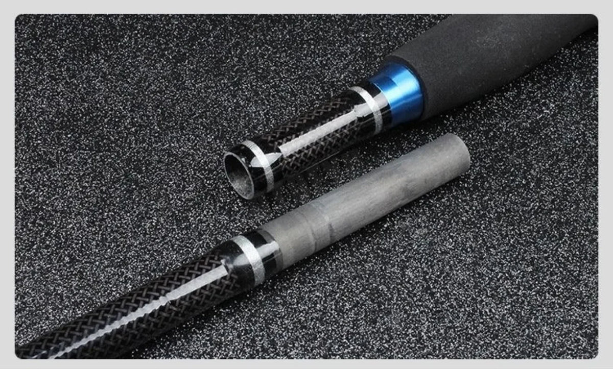 Three-Piece Carbon Boat Rod — 1.8 or 2.1 m