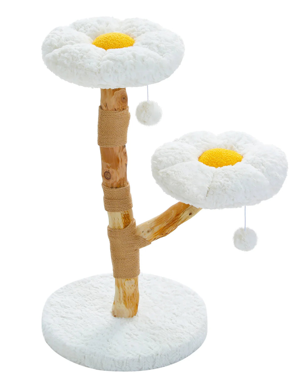 92cm Flower Cat Tree with Two Perches