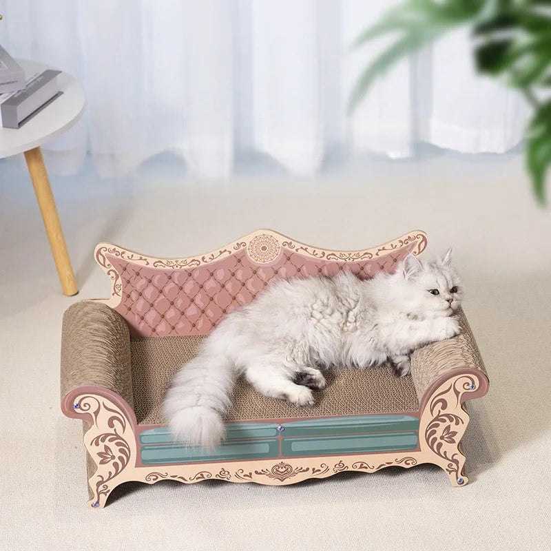 Cat Scratching Sofa Bed with Cardboard Cushion