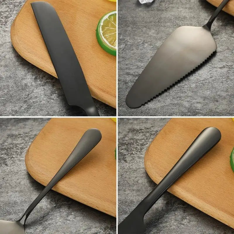 Venlohome Stainless Steel Cake Knife and Server