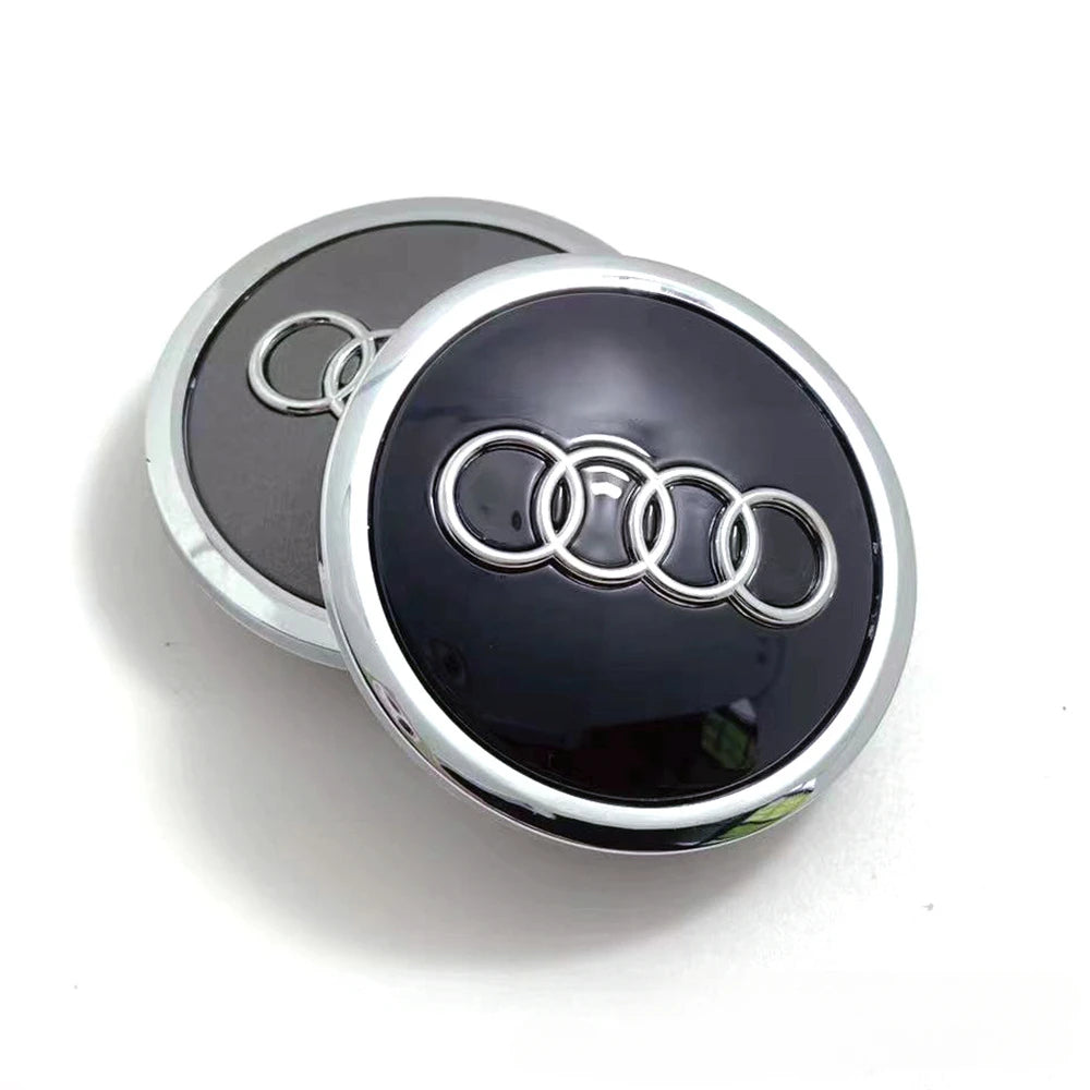 Replacement Wheel Center Caps – Set of 4, 60–77 mm Options