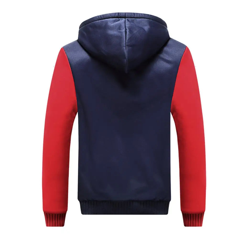 WHWR Men's Camouflage Hooded Zip-Up Jacket