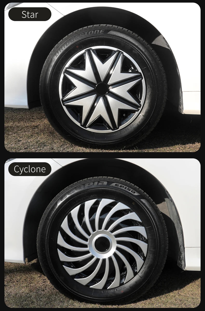 MOTENIO 15-Inch Wheel Covers – Set of 4