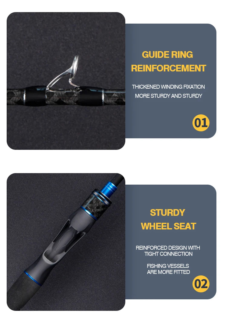 ROLLFISH Carbon Casting Rod — 1.75 m