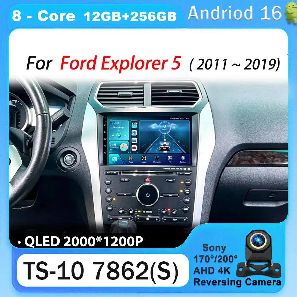 10-Inch Car Stereo for Ford Explorer 2011–2019