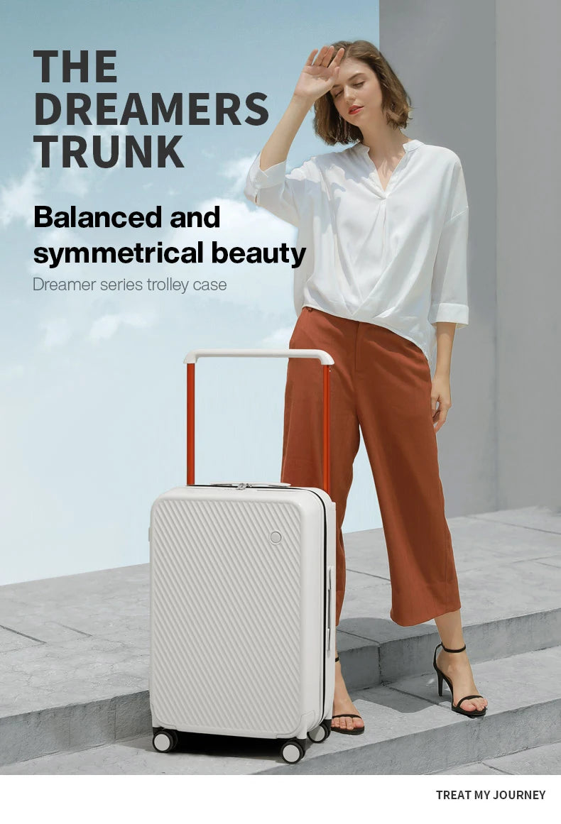 Mixi Expandable Carry On Luggage Lightweight Large Capacity Wide Handle PC Travel Suitcases Spinner Wheels TSA Lock 20 24 Inch Dsers