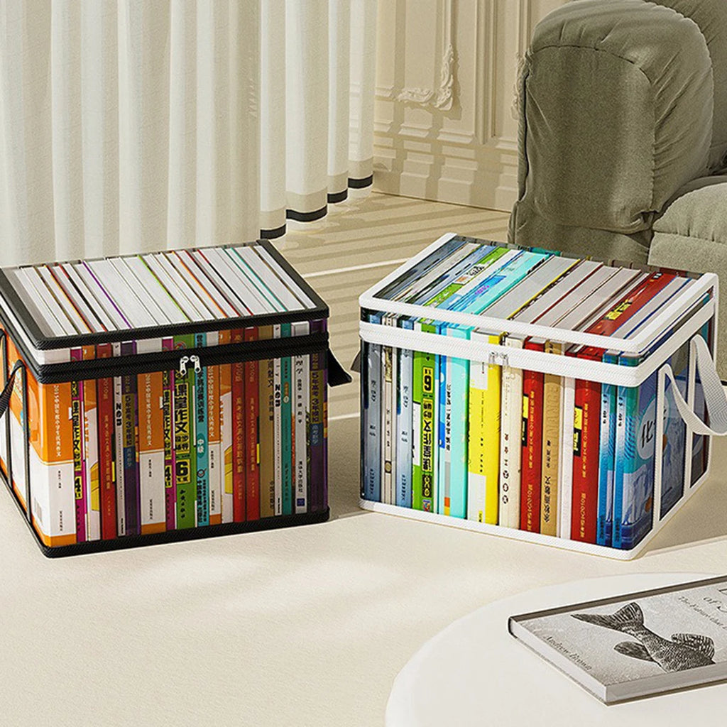 Foldable PVC Book Storage Organizer