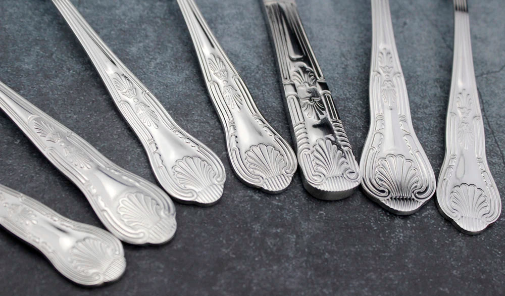 LUCF Vintage-Style Stainless Steel Flatware