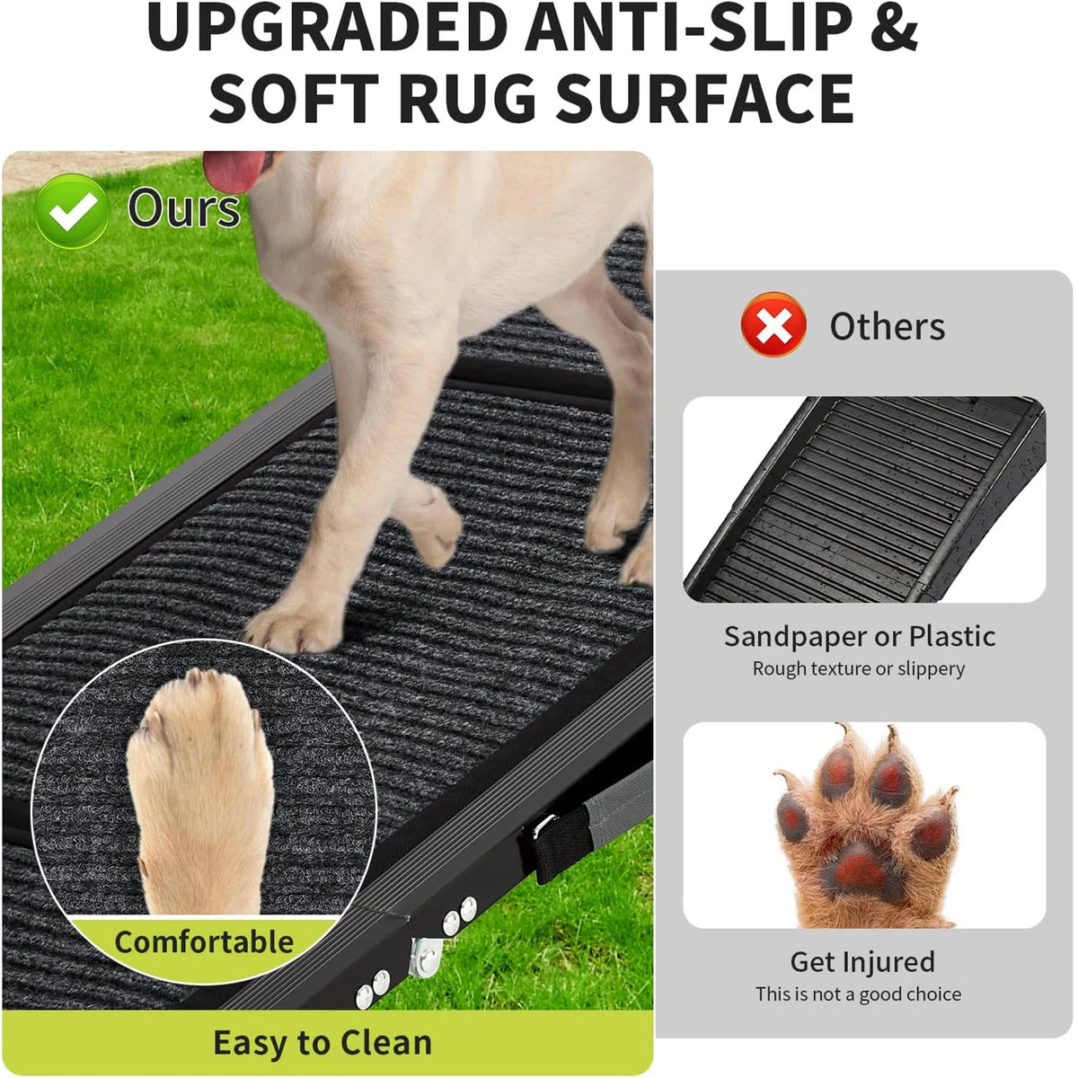 HiMISS Folding Dog Car Ramp