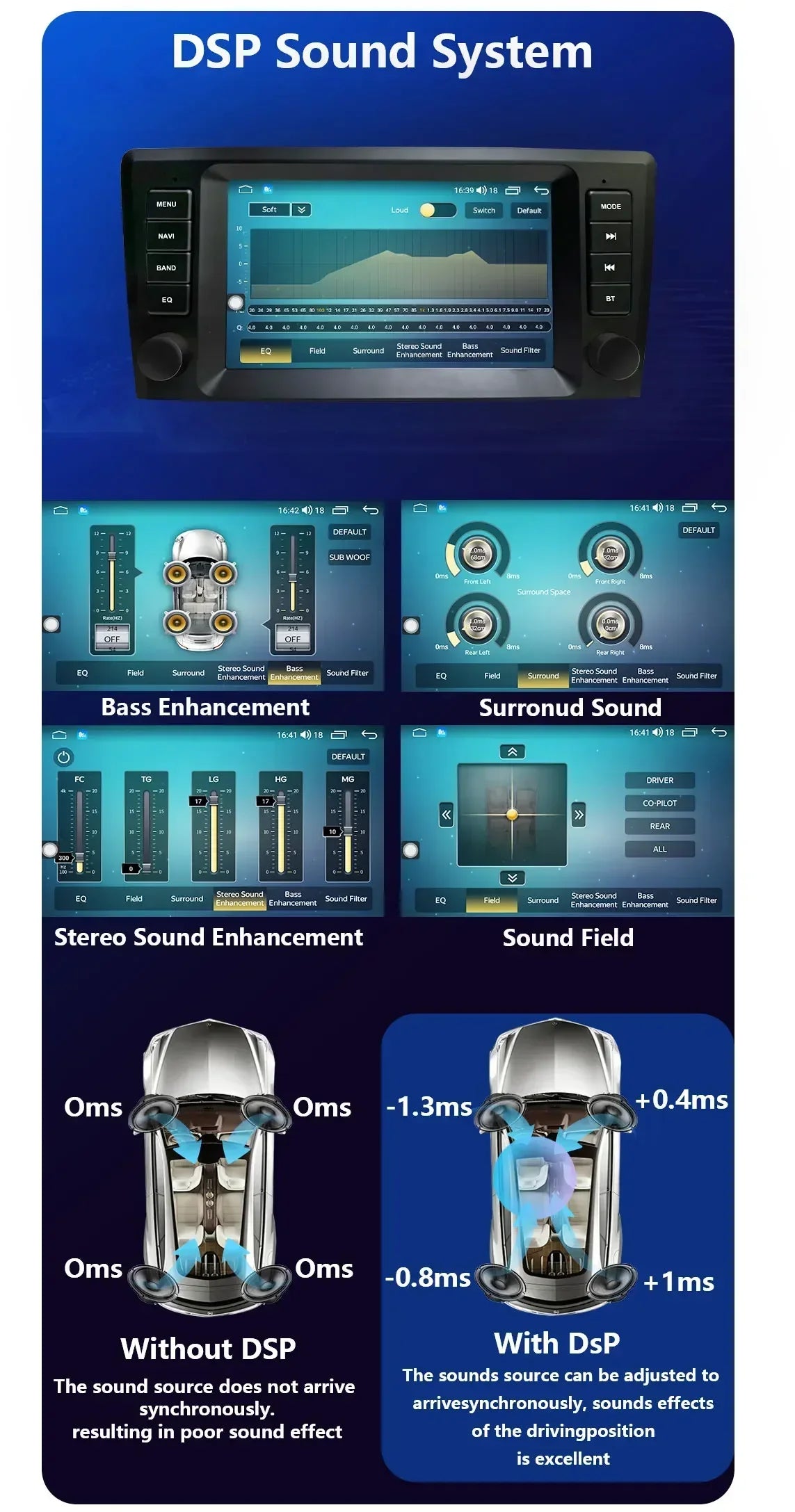 8-Inch Android Stereo for Selected Volvo Models