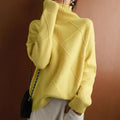 Women's Long-Sleeve Turtleneck Knit Sweater