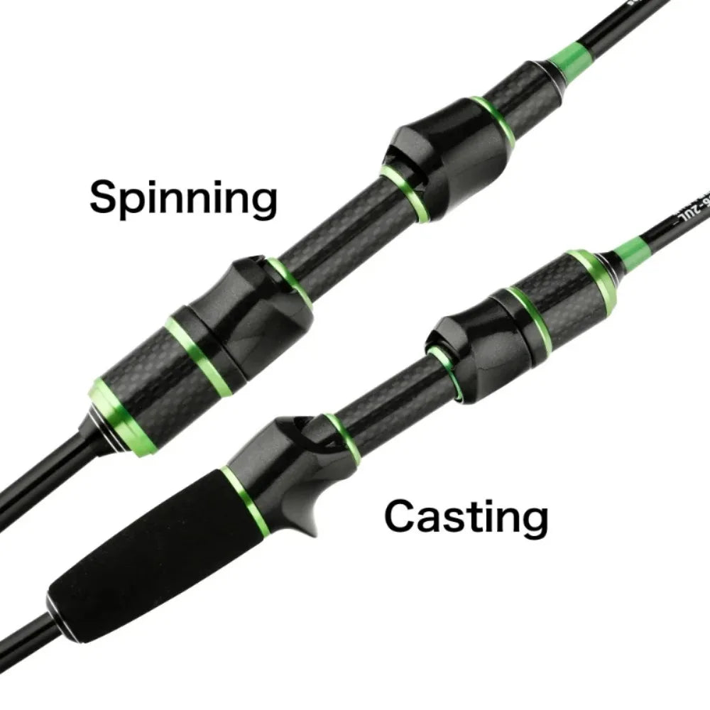 Ultralight Carbon Fishing Rod — Casting or Spinning