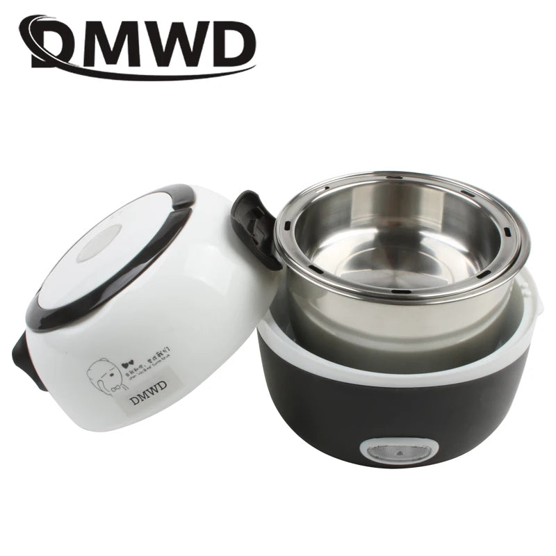 Mini Electric Rice Cooker & Two-Layer Lunch Steamer