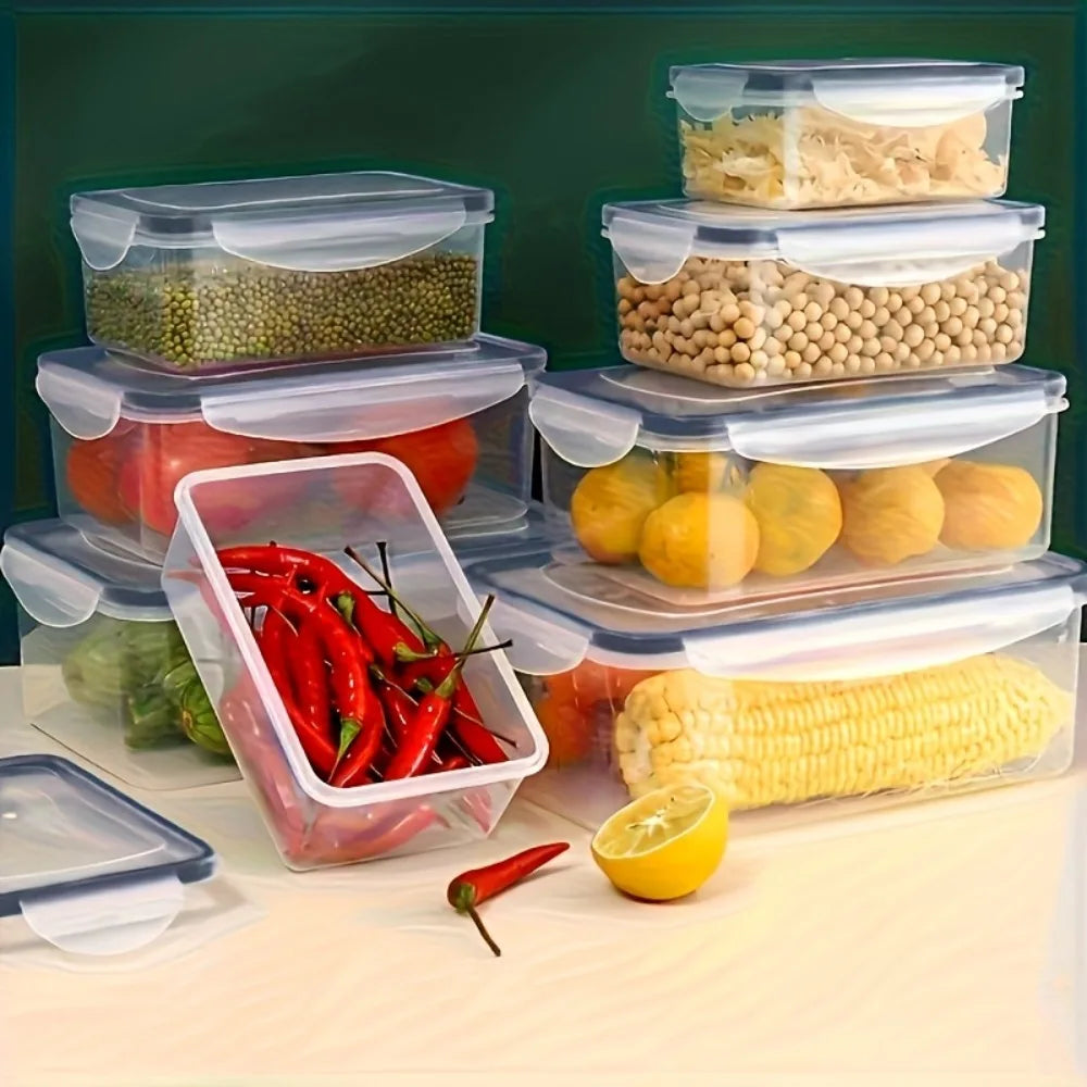 Locking-Lid Food Storage Containers — 8-Piece Option