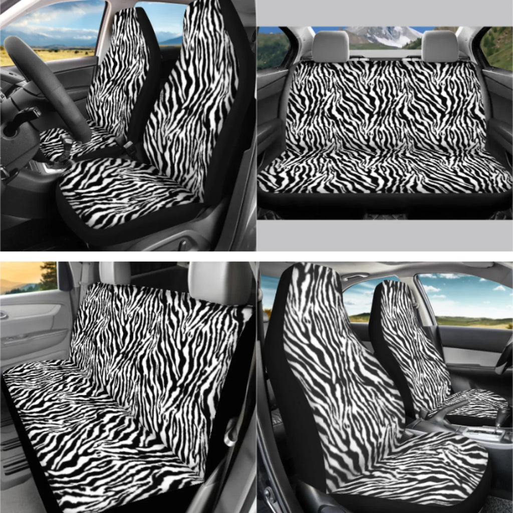 Animal-Print Car Interior Accessory Set – 14 Pieces