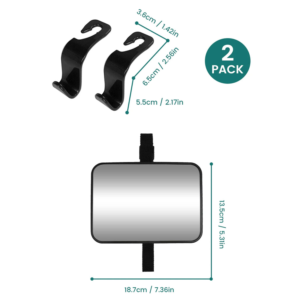 Baby Car Travel Essentials 6-Piece Accessory Kit