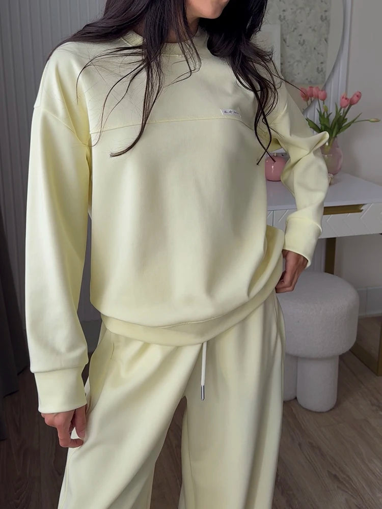 Women's Crewneck Sweatshirt and Pants Set