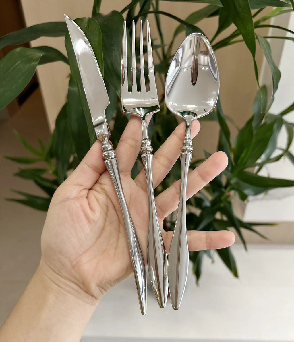 Stainless Steel Cutlery Set — 6 Pieces