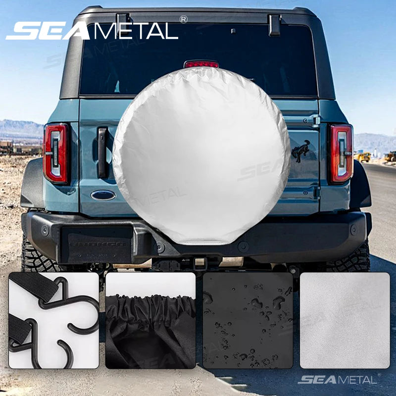 SEAMETAL Tire Covers – 29–32 Inch, 1 or 4 Pieces