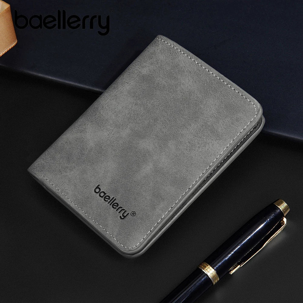 Baellerry Men's PU Wallet with Money Clip