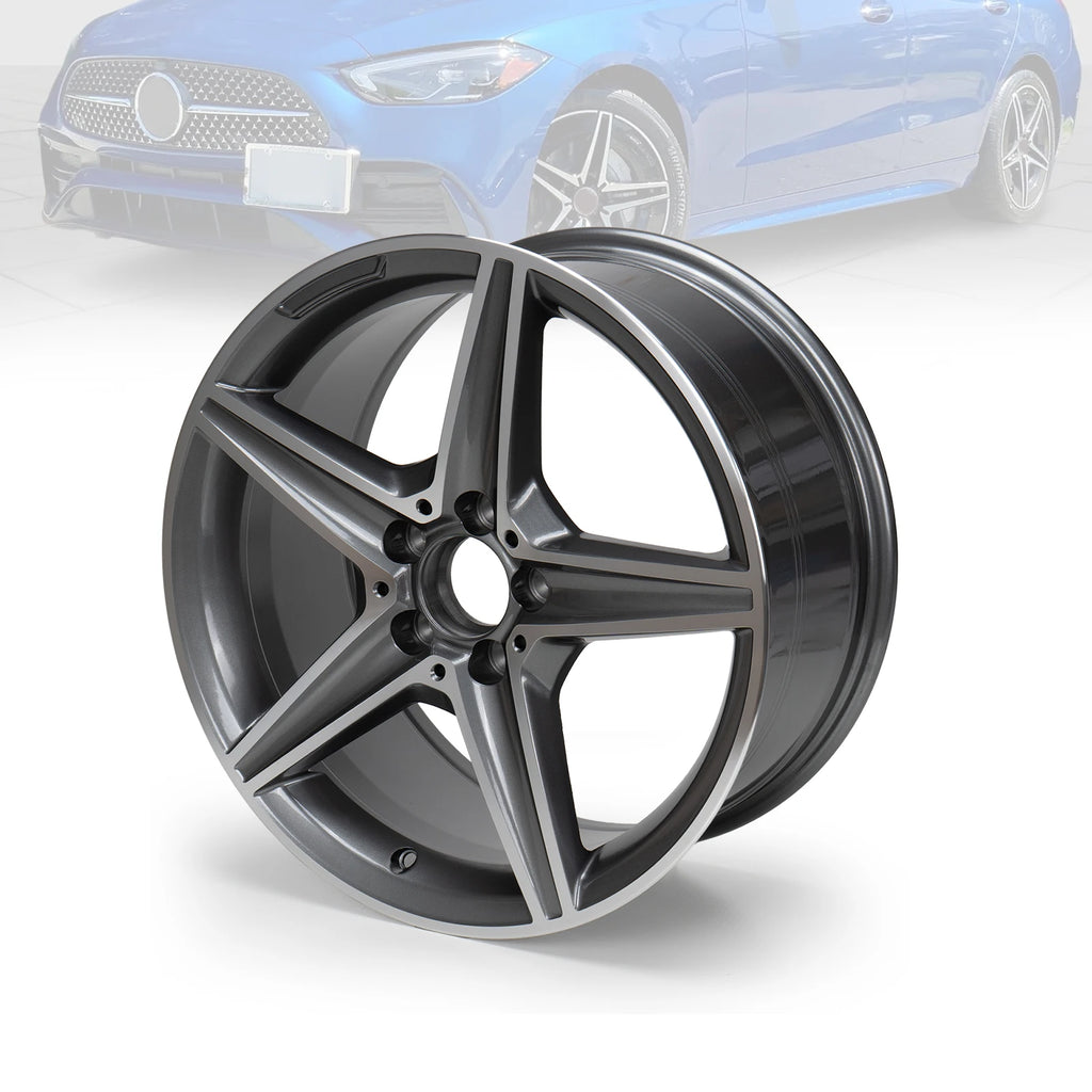 18×8.5 Aftermarket Alloy Wheel – 5×112, ET35, Gray