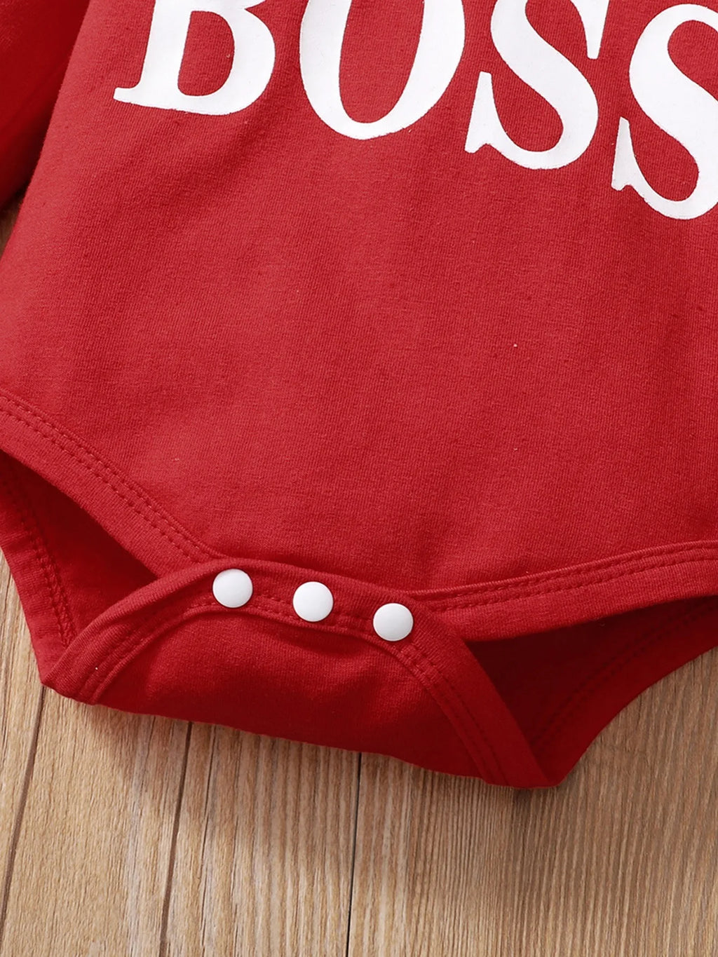 Baby Letter-Print Hooded Top and Pants Set