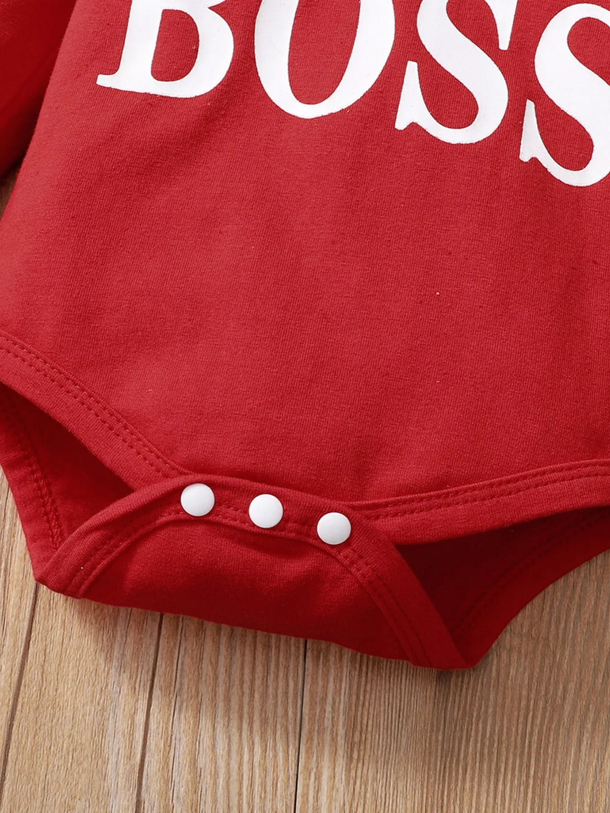 Baby Letter-Print Hooded Top and Pants Set