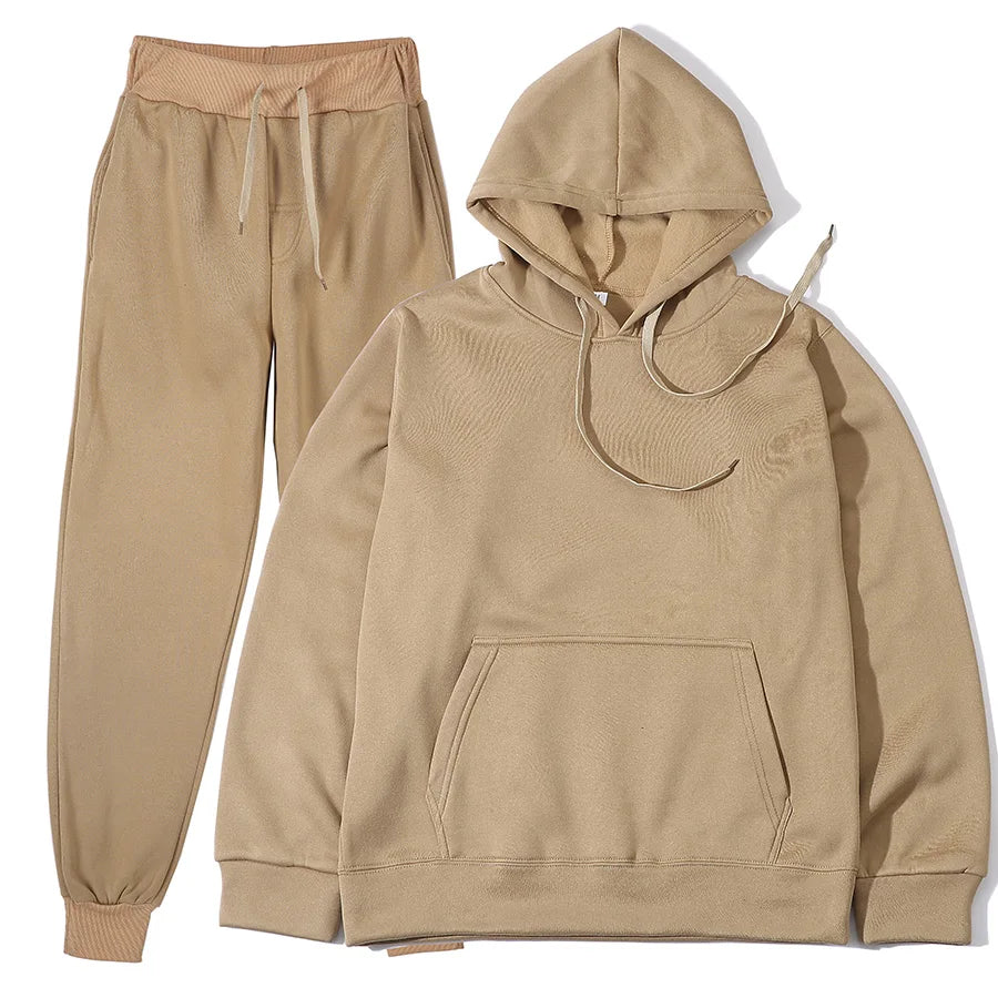 Men's Two-Piece Hoodie & Jogger Tracksuit