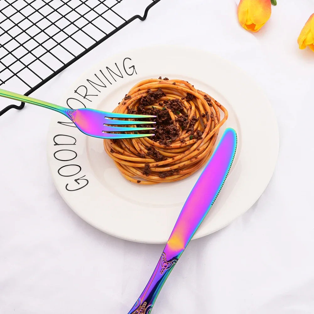 Zoseil Stainless Steel Flatware — 36 Pieces