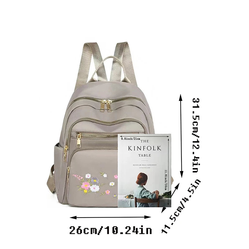 Embroidered Softback Backpack