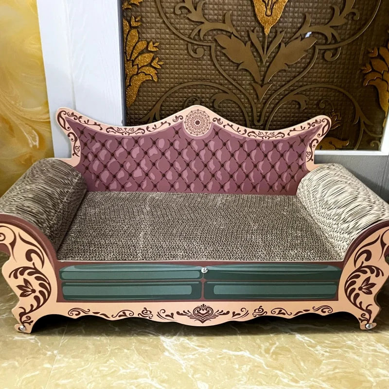 Cat Scratching Sofa Bed with Cardboard Cushion