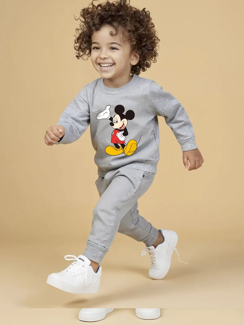 Children's Cartoon Pullover and Pants Set