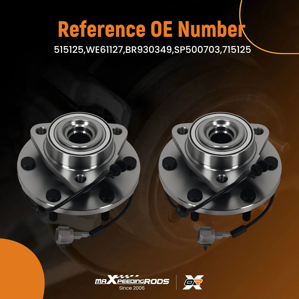 MXR Front Wheel Hub & Bearing Assemblies – Pair, 515125