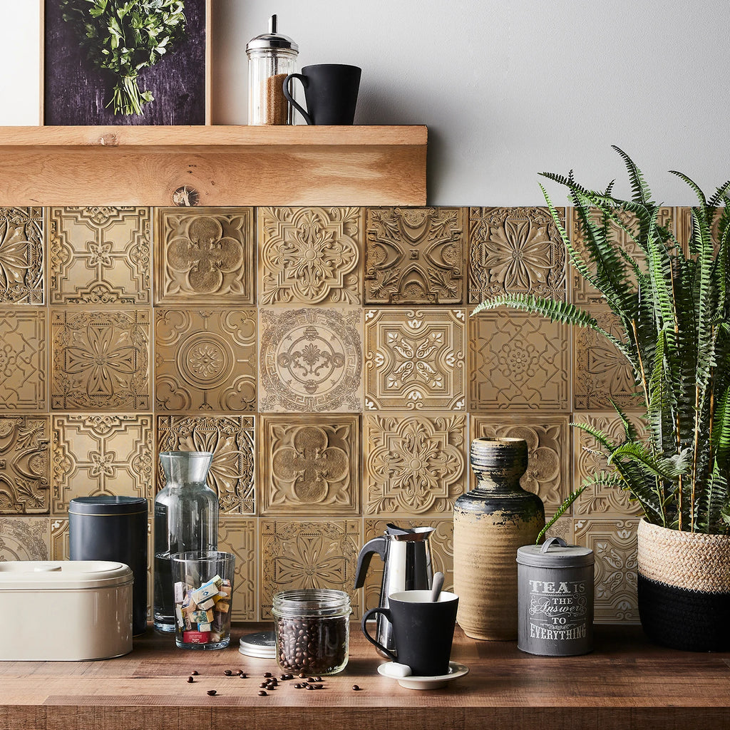 Decorative Self-Adhesive Tile Stickers – 24 Pieces